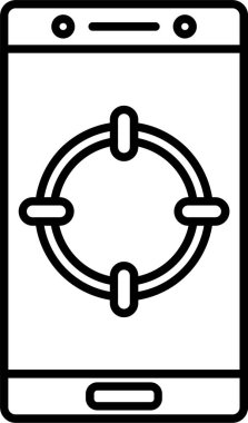 Hedef satır simgesi tasarım