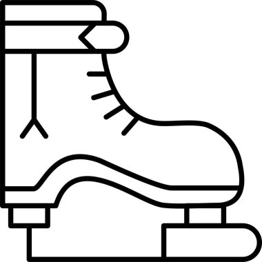 Buz Pateni Hattı Simgesi Tasarımı