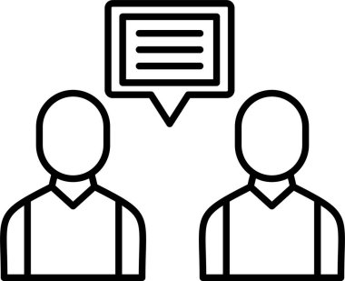 Röportaj Satırı Simgesi Tasarımı