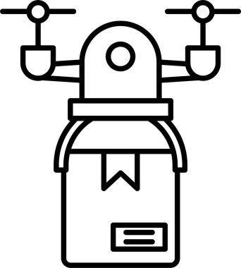 Drone Satır Simgesi Tasarımı