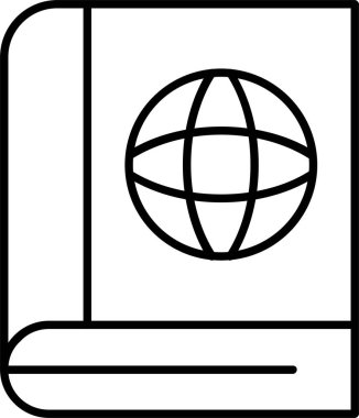 Ansiklopedi Satır Simgesi Tasarımı