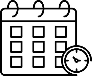 Zamanlama Satırı Simgesi Tasarımı