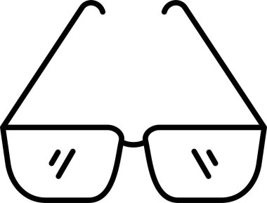 Gözlük Satırı Simgesi Tasarımı