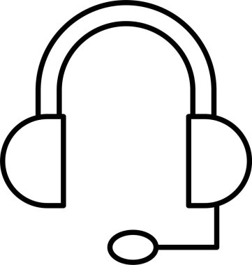 Kulaklık hat simgesi tasarım