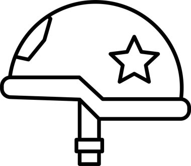 Miğfer Satırı Simgesi Tasarımı