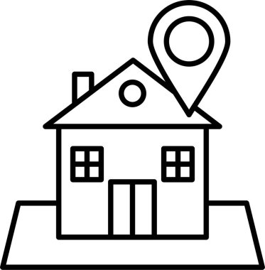 konumu satır simgesi tasarım