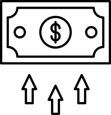 Finans Satırı Simgesi Tasarımı