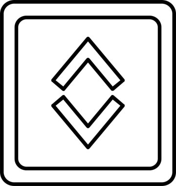 Aşağıdan Satır Simgesi Tasarımı