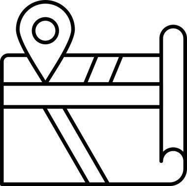 Harita Satırı Simgesi Tasarımı