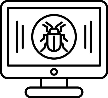 Kötü Yazılım Satırı Simgesi Tasarımı