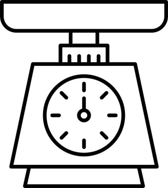 Ağırlık Ölçekleme Satırı Simgesi Tasarımı