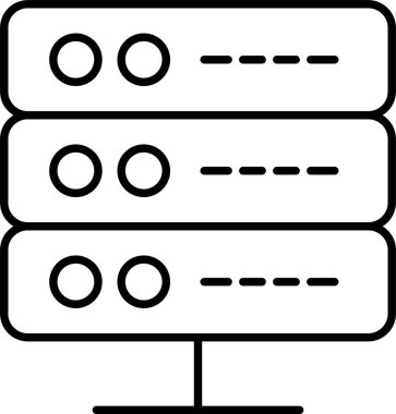 Sunucu satırı simgesi tasarımı
