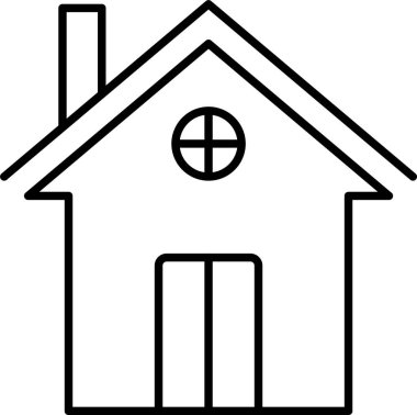 Ev Satırı Simgesi Tasarımı