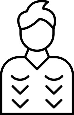 Yetersiz beslenme Satırı Simge Tasarımı