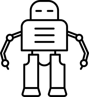 Robot Satır Simgesi Tasarımı