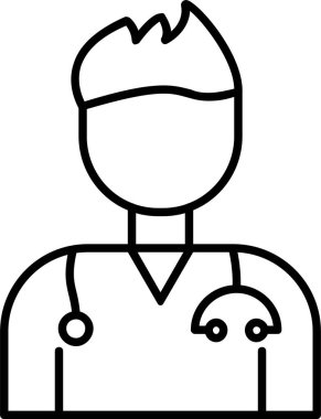 doktor satırı simgesi tasarımı