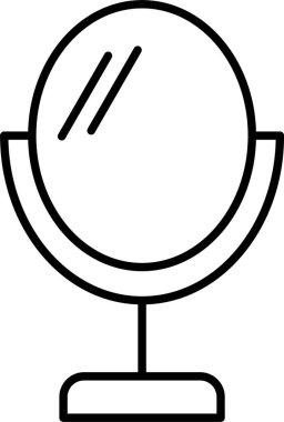 ayna çizgisi simgesi tasarımı