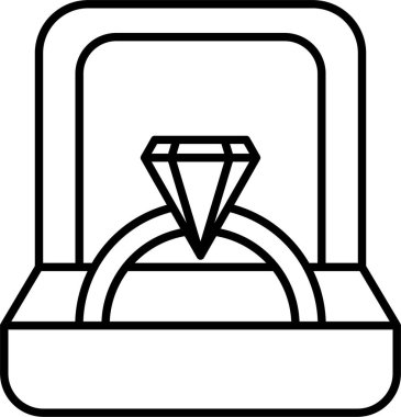 Halka Kutusu Satır Simgesi Tasarımı