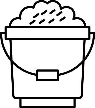 Kova satırı simgesi tasarım