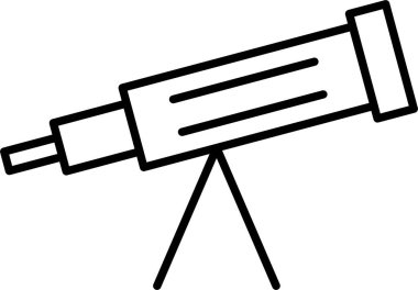 Teleskop Satır Simgesi Tasarımı