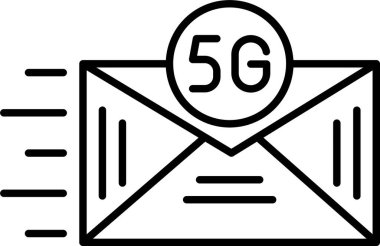 E- posta satırı simgesi tasarımı