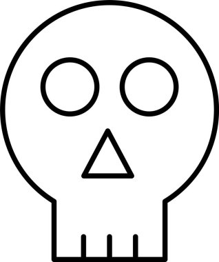 Kurukafa Çizgisi Simge Tasarımı