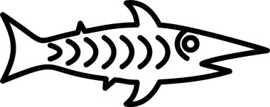 Köpekbalığı Hattı Simgesi Tasarımı