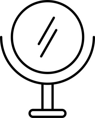 ayna çizgisi simgesi tasarımı