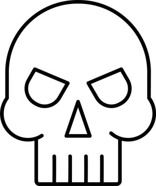 Kurukafa Çizgisi Simge Tasarımı