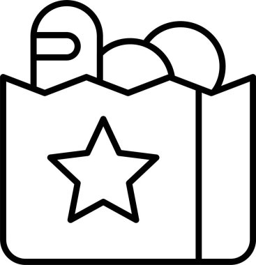 Market Torbası Simge Tasarımı