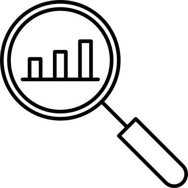 Analiz çizgisi simgesi tasarımı