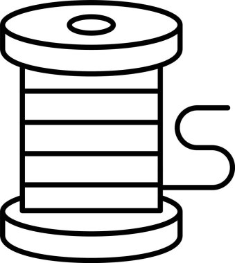 İplik Satırı Simgesi Tasarımı