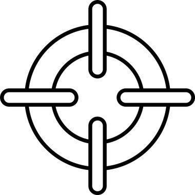 Hedef satır simgesi tasarım