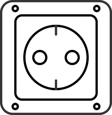 Soket satır simgesi tasarımı