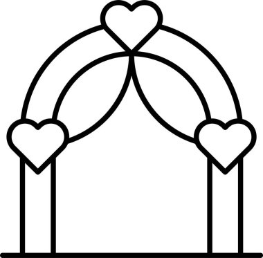 Düğün Yayı Simgesi Tasarımı