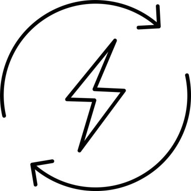 Geri Dönüşüm Satırı Simgesi Tasarımı