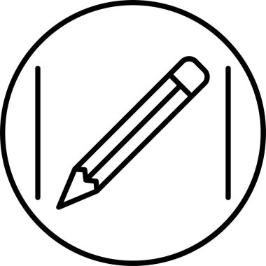 Kalem satır simgesi tasarım