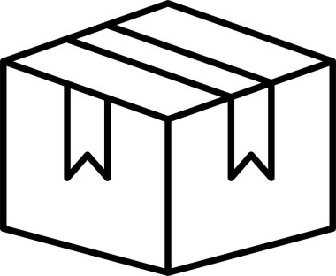 Teslimat Kutusu Satırı Simge Tasarımı