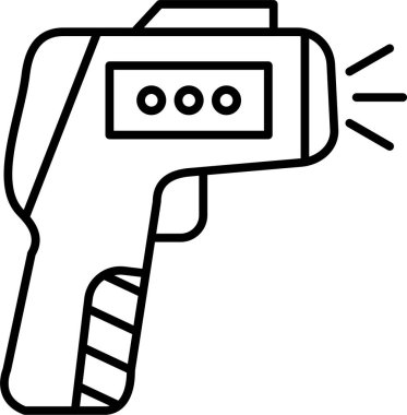 Termometre Silah Hattı Simge Tasarımı