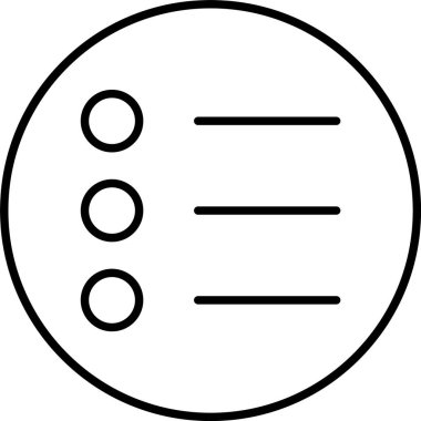 Seçenekler Satır Simgesi Tasarımı