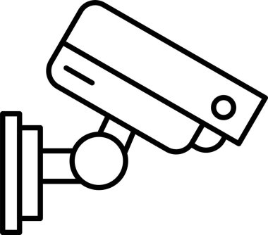 Güvenlik Kamera Hattı Simge Tasarımı