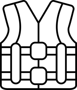 Can yeleği Satırı Simge Tasarımı