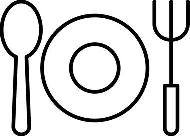 Çatal bıçak Hattı Simge Tasarımı