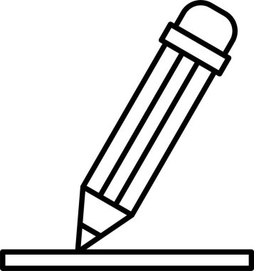 Kalem satır simgesi tasarım