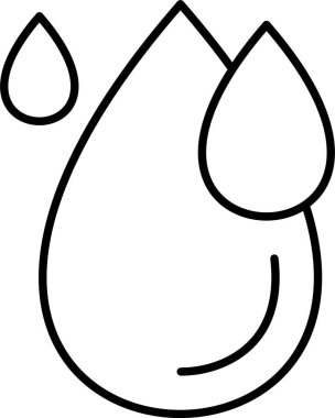 Su Bırakma Çizgisi Simgesi Tasarımı