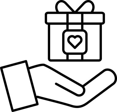 Hediye Satırı Simgesi Tasarımı