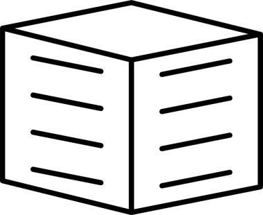 Blok Satır Simgesi Tasarımı