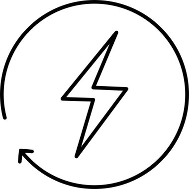 Enerji Hattı Simgesi Tasarımı