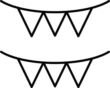 Çelenk Çizgisi Simge Tasarımı