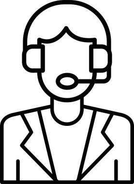 Müşteri Hizmeti Satırı Simge Tasarımı